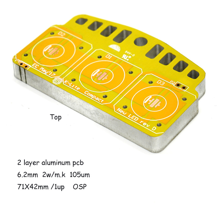 2-lagige Aluminium-Leiterplatte